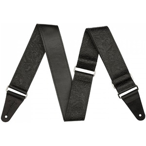 Ремень для гитары Fender Tooled Leather Guitar Strap 2 Black