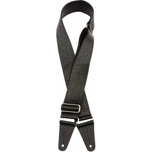 Ремень для гитары Fender Tooled Leather Guitar Strap 2 Black