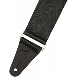 Ремень для гитары Fender Tooled Leather Guitar Strap 2 Black
