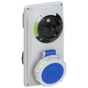 Розетка силовая стационарная PCE 60132-6