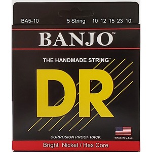 Струны для 5 ти струнного банджо DR String BA5-10