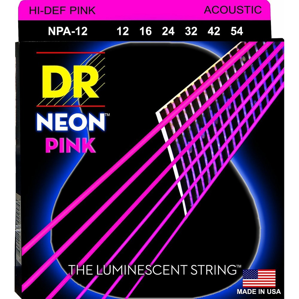 Струны для акустической гитары DR String NPA-12