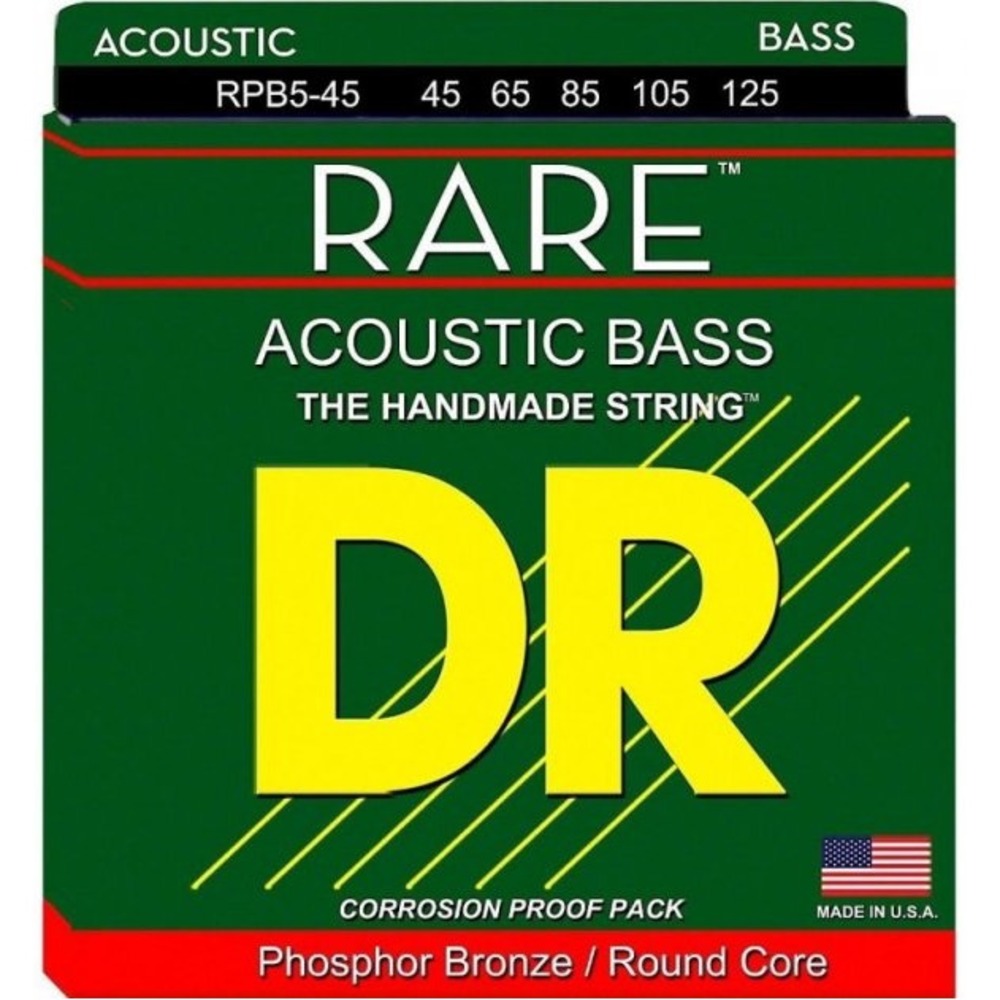 Струны для 5 ти струнной бас гитары DR String RPB5-45