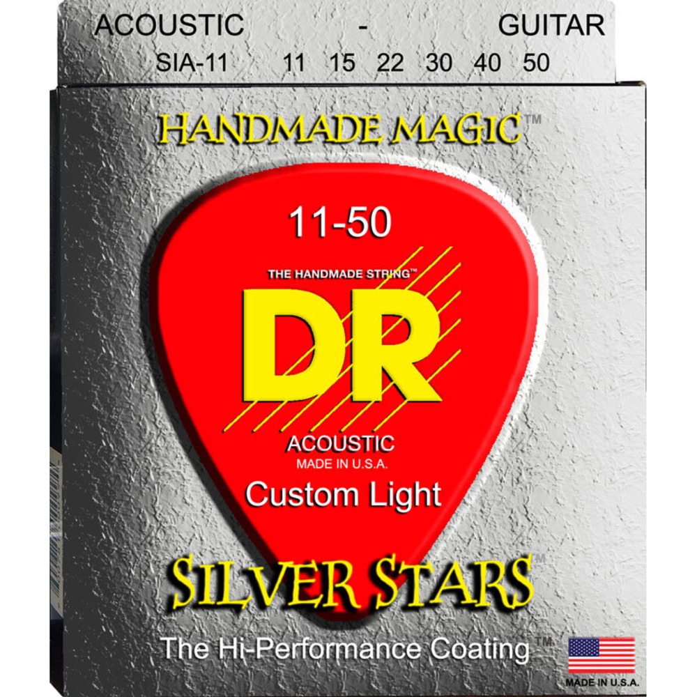 Струны для акустической гитары DR String SIA-11