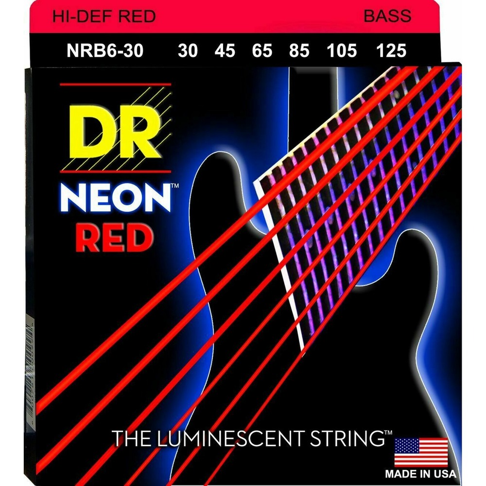 Струны для 6 ти струнной бас гитары DR String NRB6-30