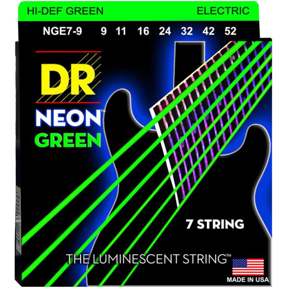 Струны для 7-ми струнной электрогитары DR String NGE7-9