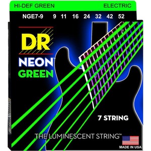 Струны для 7-ми струнной электрогитары DR String NGE7-9