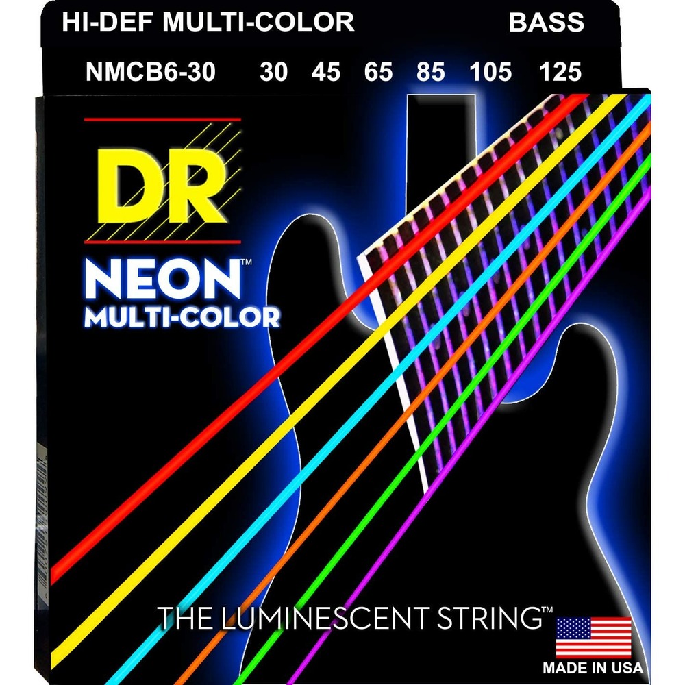 Струны для 6 ти струнной бас гитары DR String NMCB6-30