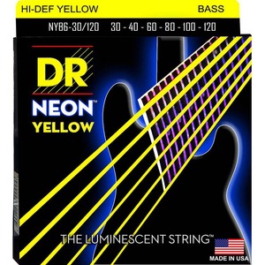 Струны для 6 ти струнной бас гитары DR String NYB6-30/120