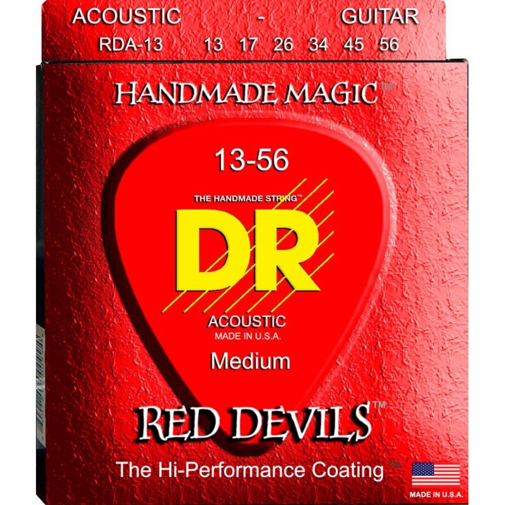 Струны для акустической гитары DR String RDA-13