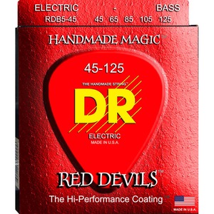 Струны для 5 ти струнной бас гитары DR String RDB5-45