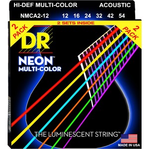 Струны для акустической гитары DR String NMCA-2/12