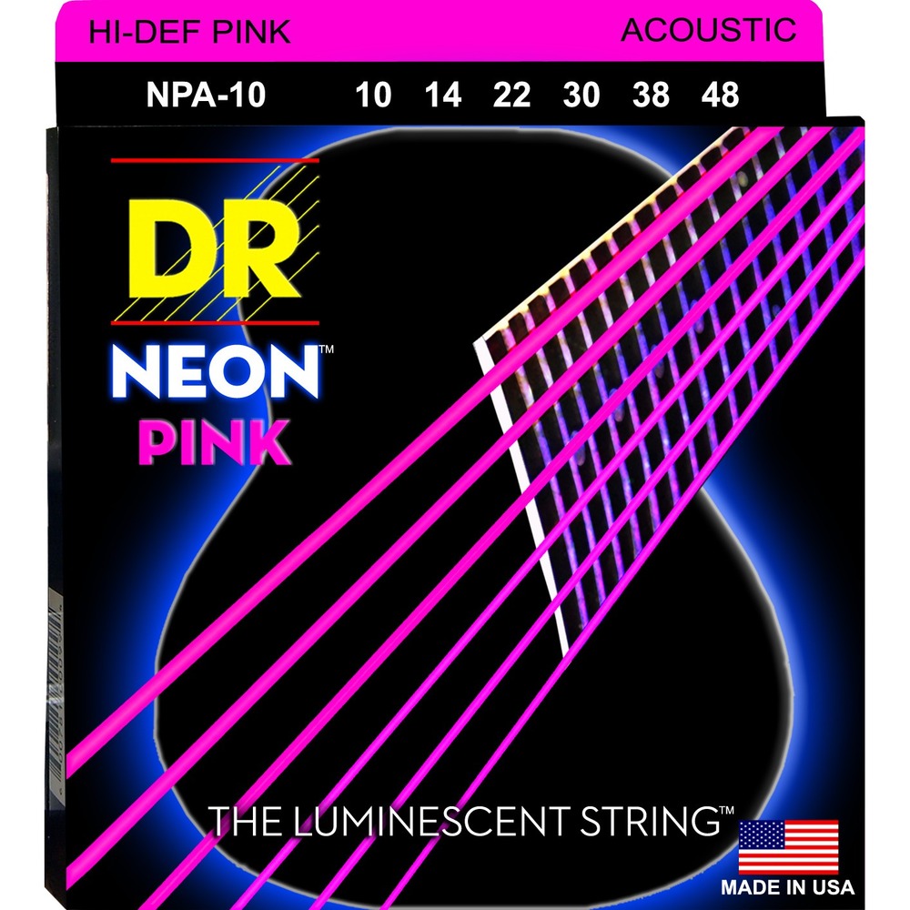 Струны для акустической гитары DR String NPA-10
