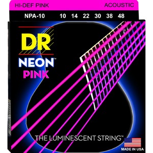 Струны для акустической гитары DR String NPA-10