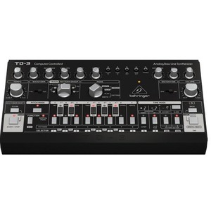 Аналоговый басовый синтезатор Behringer TD-3-BK