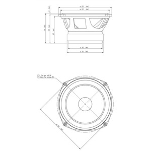 Динамик профессиональный НЧ Eighteen Sound 5W430/8