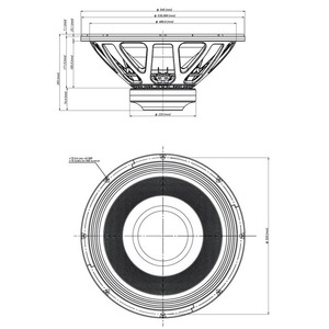Динамик профессиональный НЧ Eighteen Sound 21LW2500/4