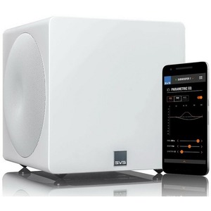 Сабвуфер закрытого типа SVS 3000 Micro white gloss