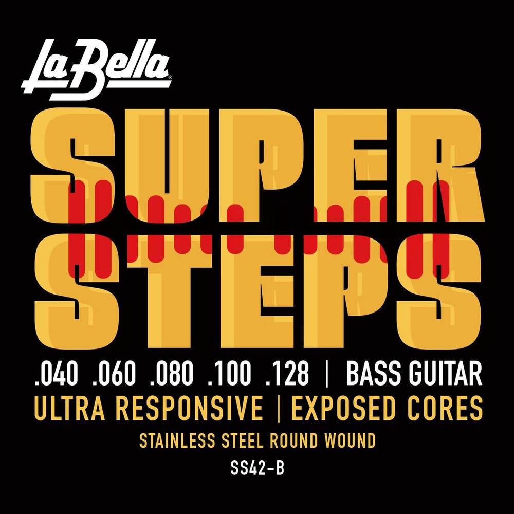 Комплект струн для 5-струнной бас-гитары 40-128 La Bella SS42-B
