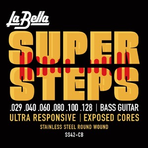 Комплект струн для 6-струнной бас-гитары 29-128 La Bella SS42-CB