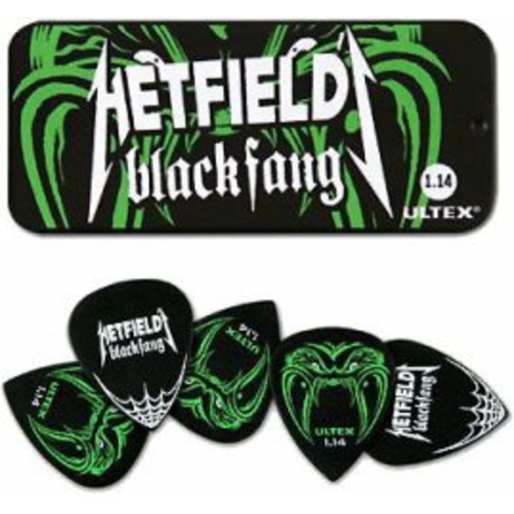 Набор медиаторов 6шт. Dunlop PH112T.94 Black Fang Pick Tin 6Pack