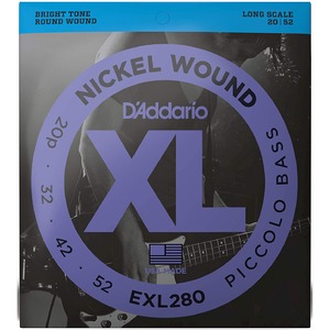 Комплект струн для 4-струнной бас-гитары 20-52 DAddario EXL280
