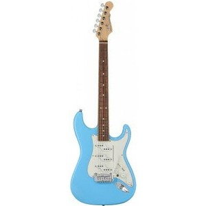 Электрогитара G&L FD Comanche Himalayan Blue CR с чехлом