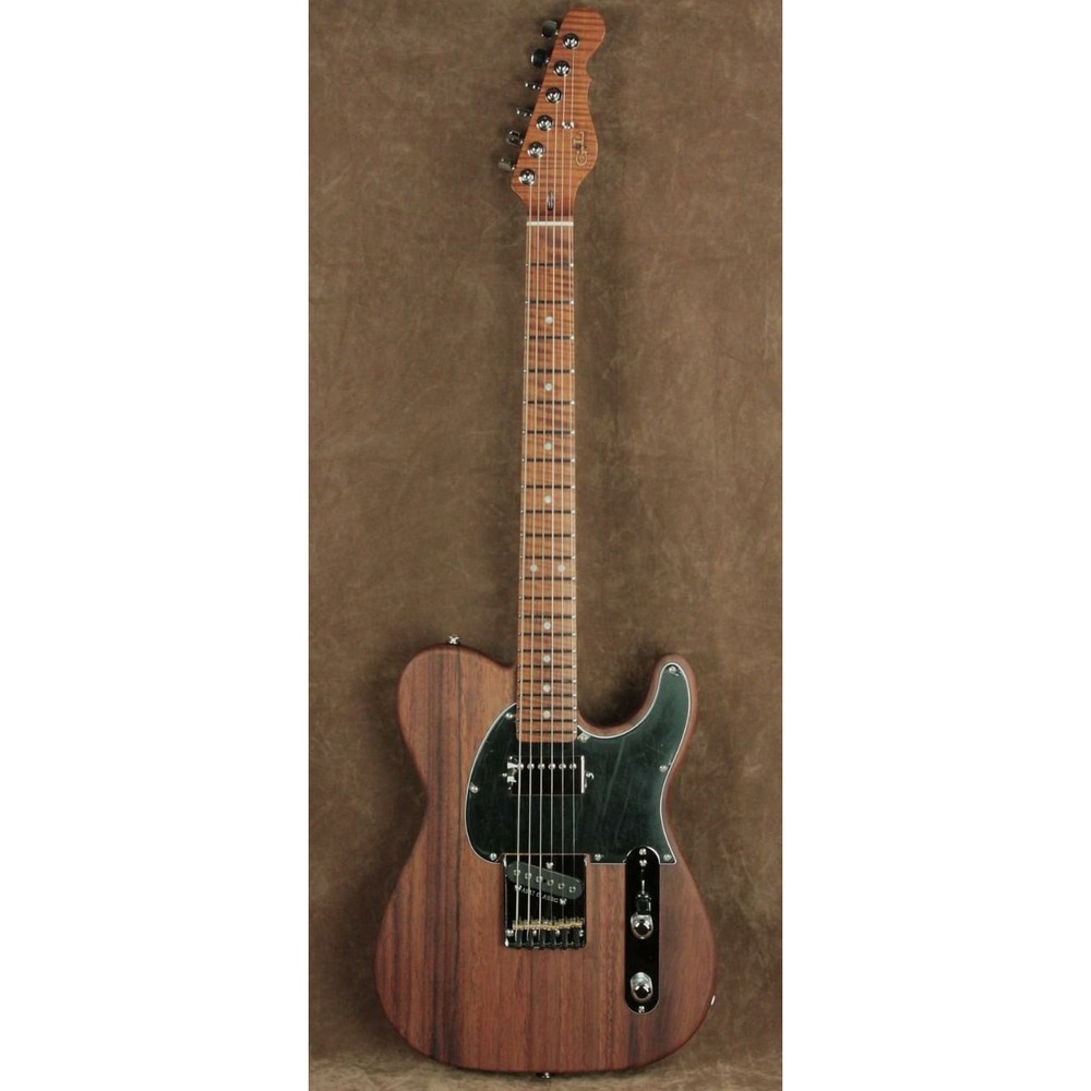 Электрогитара G&L ASAT Classic Bluesboy Custom Shop Natural Guanacaste MP с кейсом