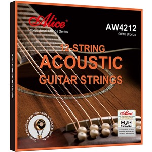 Струны для 12-ти струнной акустической гитары Alice AW4212-L