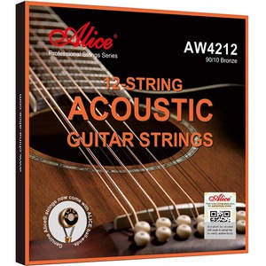 Струны для 12-ти струнной акустической гитары Alice AW4212-SL