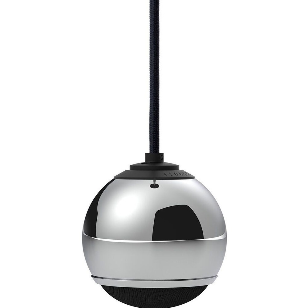 Акустика подвесная трансляционная Gallo Acoustics Micro Single Droplet Luxe Chorome+black cable GM1LUCHDROP