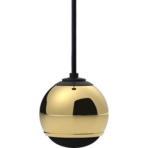 Акустика подвесная трансляционная Gallo Acoustics Micro Single Droplet Luxe Gold+black cable GM1LUGODROP
