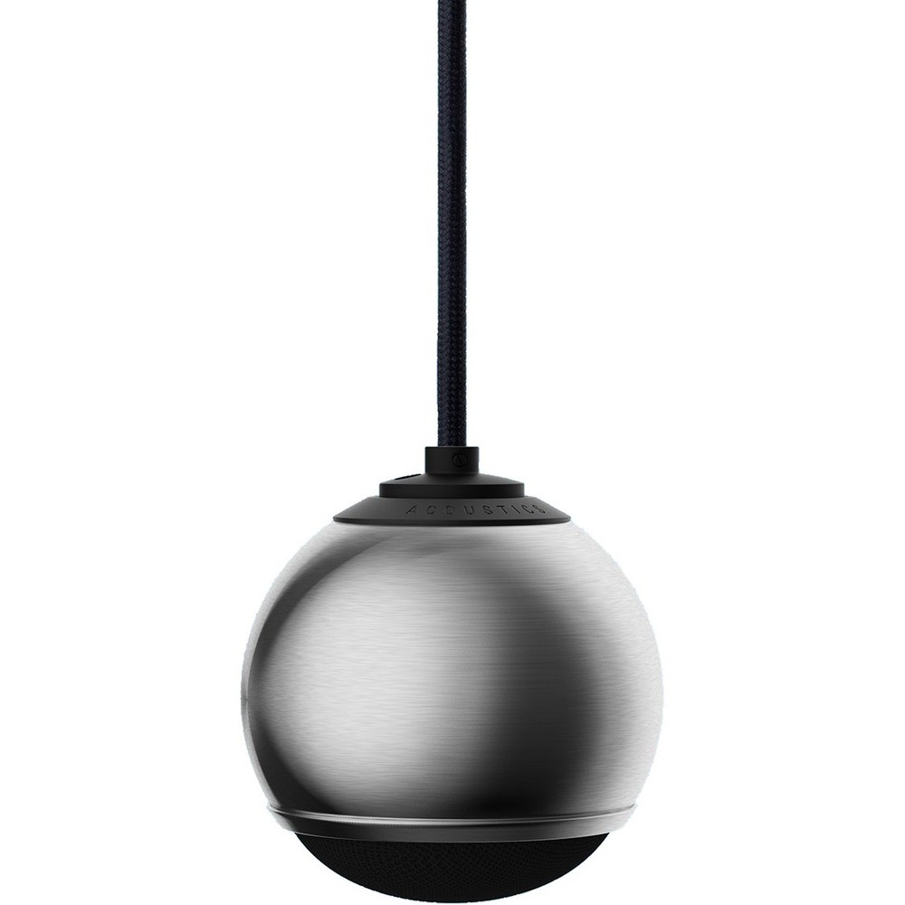 Акустика подвесная трансляционная Gallo Acoustics Micro Single Droplet Stainless Steel + black cable