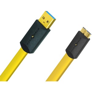 Кабели USB 3.0 Тип A - B micro WireWorld Chroma 8 USB 3.0 A-Micro B Flat Cable 1.0 m