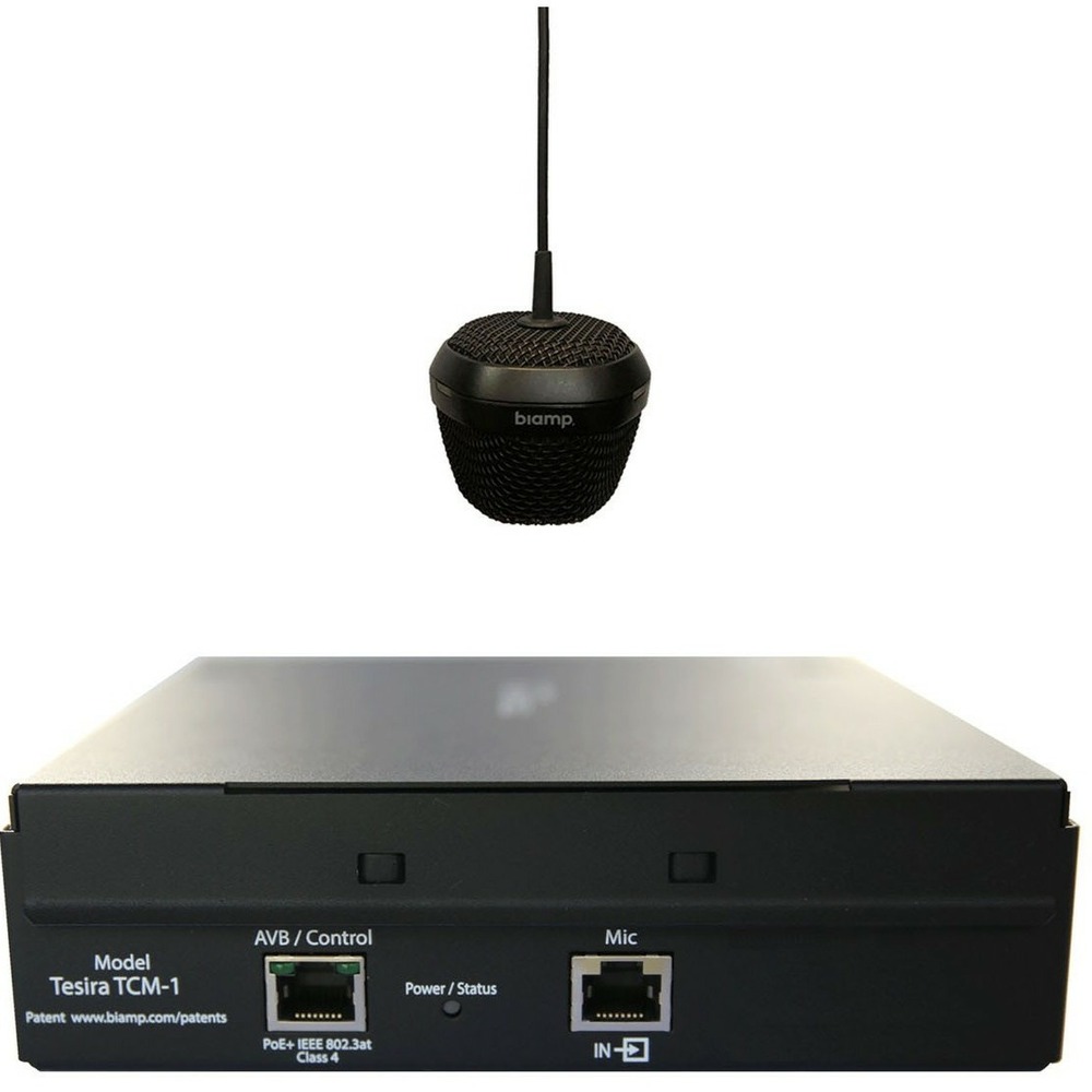 потолочный микрофон Biamp ParleTCM-1 Black