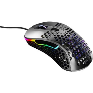 Мышь игровая Xtrfy M4 RGB, Pixart 3360, Glossy Gray