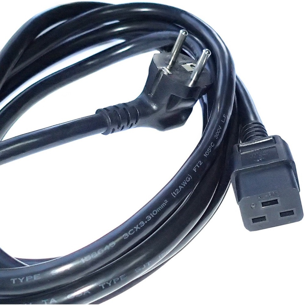 Кабель силовой Schuko - IEC C19 Powergrip Power Cable 16A 3.0m
