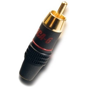 Разъем RCA (Папа) Supra RCA-6 Plug Red Bulk