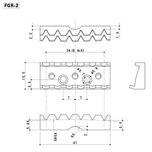 Топ лок для гитары Gotoh FGR-2-B
