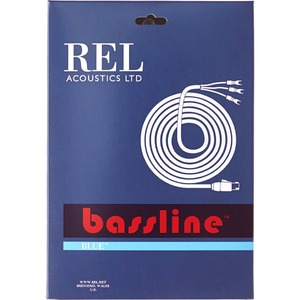 Кабель сабвуферный высокоуровневый REL Bassline Blue 10.0 m