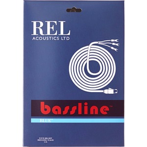Кабель сабвуферный высокоуровневый REL Bassline Blue 3.0 m