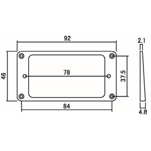 Рамка звукоснимателя Hosco MR-FI