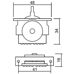 Переключатель 5-ти позиционный для гитары Hosco VLX53