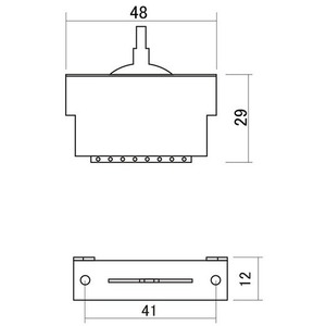 Переключатель 3-х позиционный для гитары Hosco YM-30S