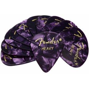 Медиатор Fender 351 Shape Premium Picks Extra Heavy Purple Moto 12 Count