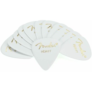 Медиатор Fender 351 Shape Premium Picks Extra Heavy White 12 Count