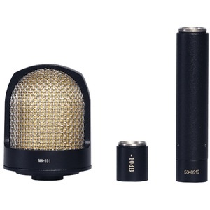 Микрофон студийный конденсаторный Октава МК-101 стереопара черный в деревянном футляре