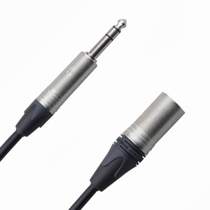 Кабель аудио 1xJack - 1xXLR Rich Pro RP250BLK 0.3m