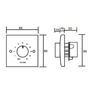 Регулятор громкости CMX Audio VC-C120