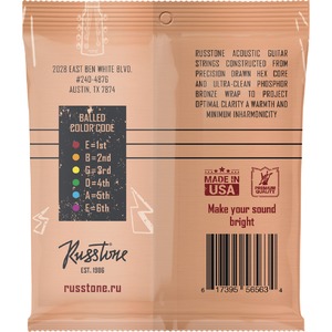 Струны для акустической гитары Russtone APB10-50